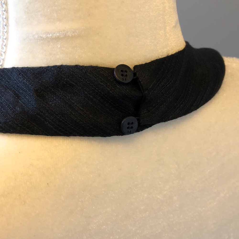 halston heritage black halter v-neck - Picture 7 of 8